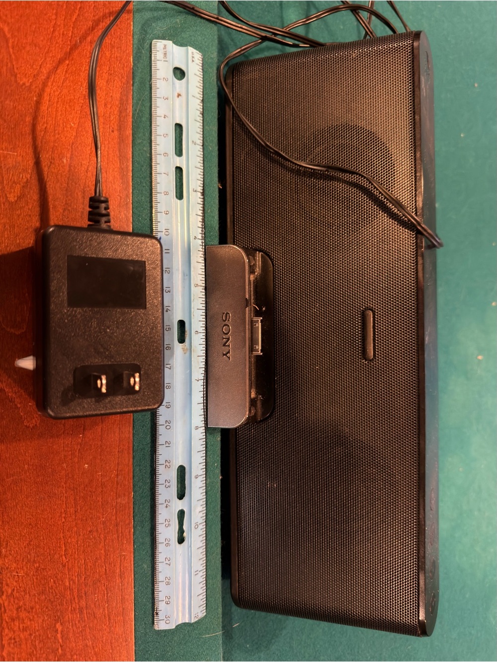 Sony Black Portable Speaker Dock with Docking Connector